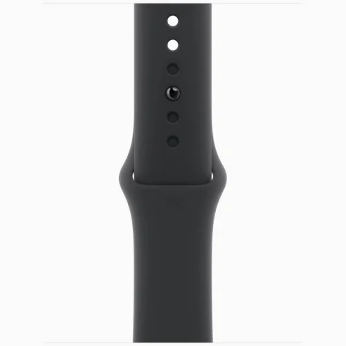 Apple Watch Series 11, Boîtier en Titane Ardoise (GPS + Cellular/46 mm) Bracelet Sport Noir - S/M Image 2