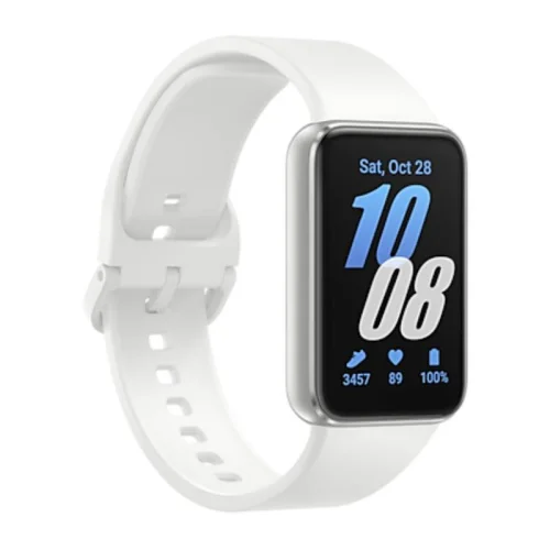Samsung Galaxy Fit3 - Prisme Crush Blanc Image 2