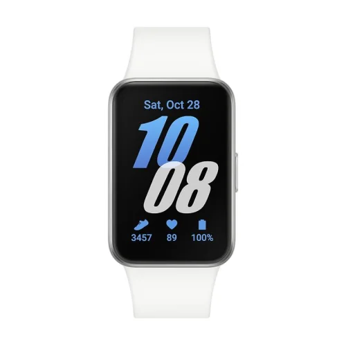 Samsung Galaxy Fit3 - Prisme Crush Blanc Image 3