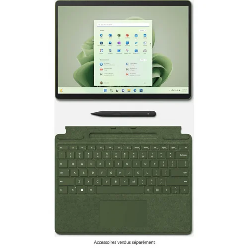 Microsoft Surface Pro 9 (i5 Evo™ 12eme/8Go/256Go SSD) - Vert forêt Image 3