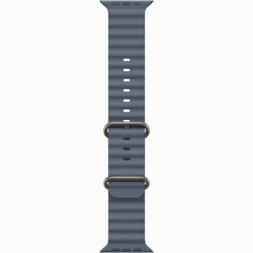 Apple Watch Ultra 3 Boîtier 49 MM Boîtier en titane naturel (49 mm/GPS-Cellular)  - Bracelet Océan Bleu maritime Image 1