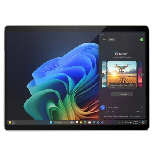 Microsoft Surface Pro 11ème Edition Copilot+ PC (Snapdragon® X Plus/16Go/256Go SSD) + Clavier Signature avec Stylet Slim Pen - Platinum Image 3