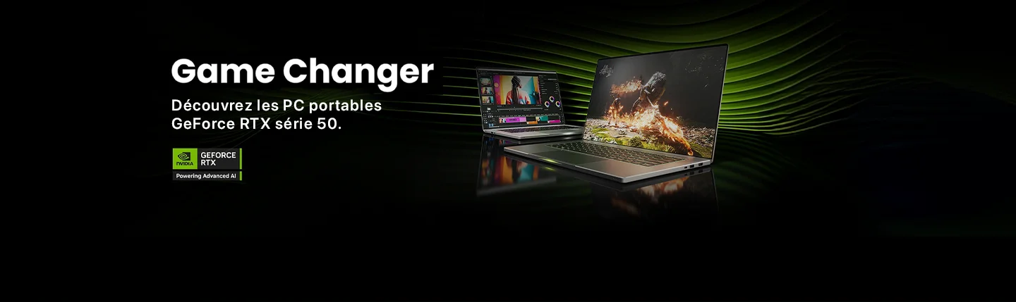 PC portables GeForce RTX série 50