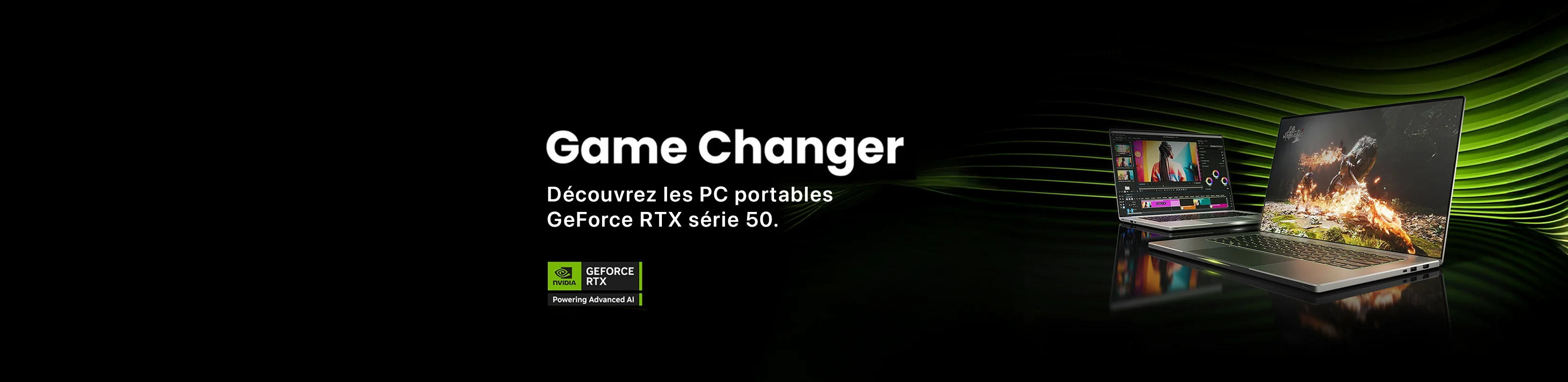 PC portables GeForce RTX série 50