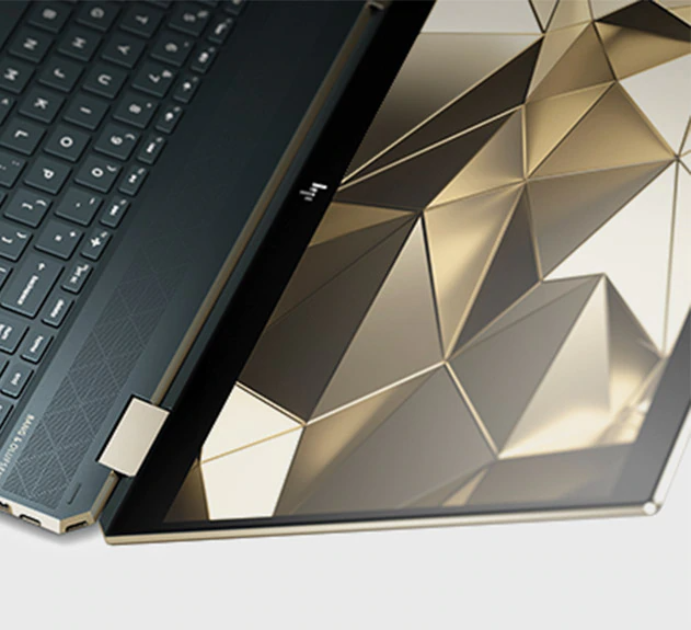 Vue côté fin de l’écran micro-bord 4K - Ordinateur portable convertible puissant HP Spectre x360