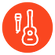 Entrées microphone et guitare
