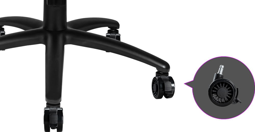 LOCKING CASTER WHEEL SUPPORT