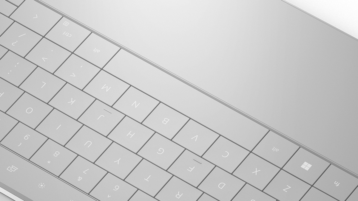 Pavé tactile en verre transparent
