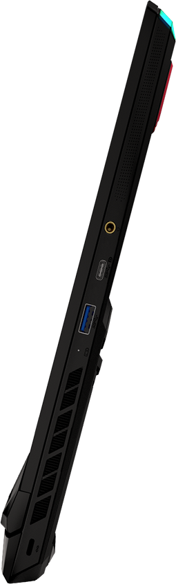 MSI GE67 Raider HX io left side01