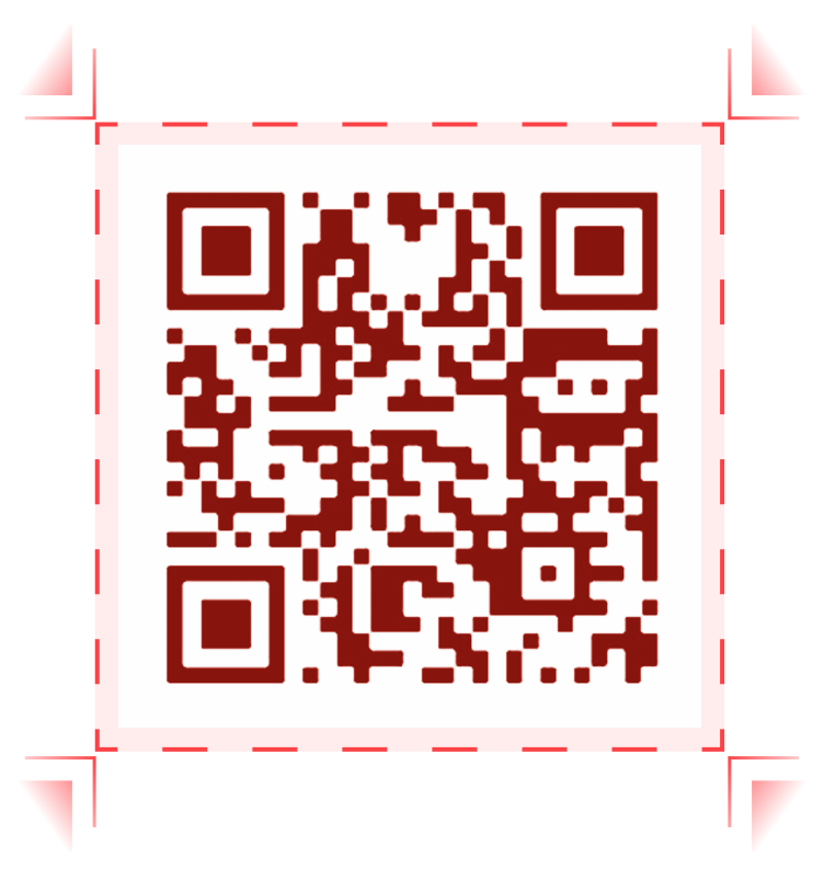 Image d'un autocollant d'avertissement et d'un code QR.