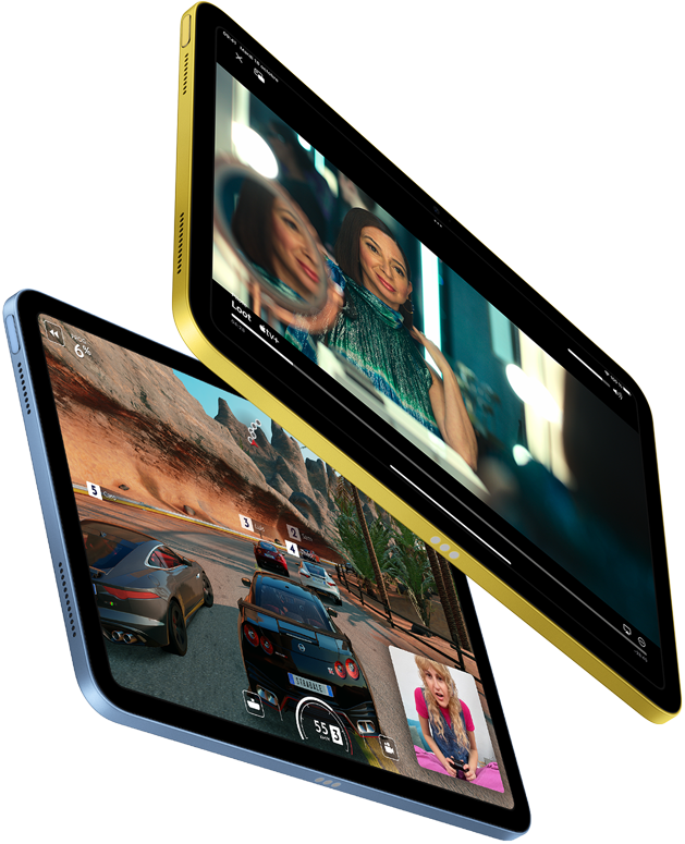 Présentation d'Apple TV+ et de l'expérience de jeu SharePlay sur iPad.