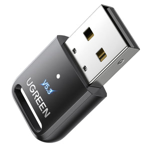 UGREEN Dongle Bluetooth 5.3 Adaptateur Bluetooth pour PC Cl¨¦ Bluetooth USB Faible Latence Supporte Windows 11 10 8.1 Compatible avec Manette de Jeu Casque Clavier Souris Enceinte