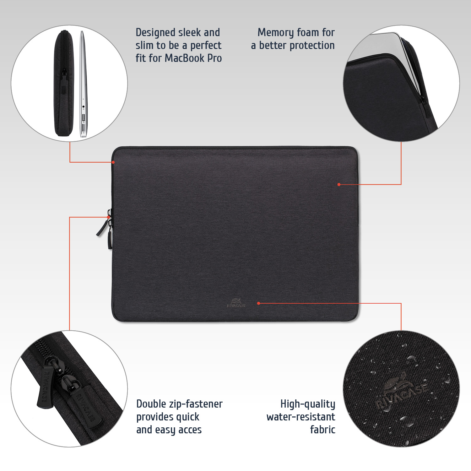 7703 red
                                                                Laptop sleeve
                                                                13.3